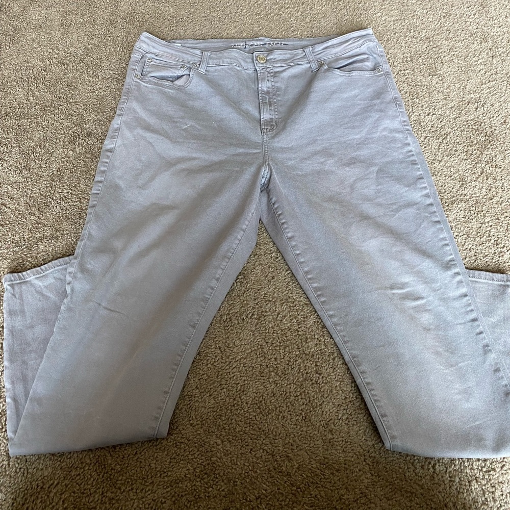 Grey American eagle jeans